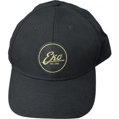 Eko Casquette noire - Logo doré - Vue 1